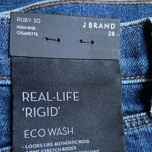J Brand Ruby Cigarette Ecowash Highrise - Picture 6 of 7
